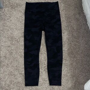 Lululemon Athletica Black Camouflage Leggings